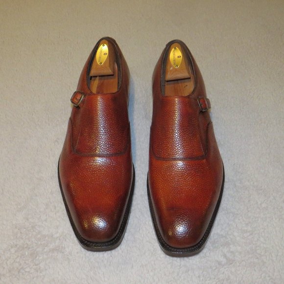 Edward Green Oundle Oundle Rosewood Country Calf Monk Loafer 11.5D 888 Last NWOB